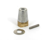 VETUS Set : Zinc anode, shaft nut, key and tab washer for VETUS Ø 40 mm propeller shafts SN40SET